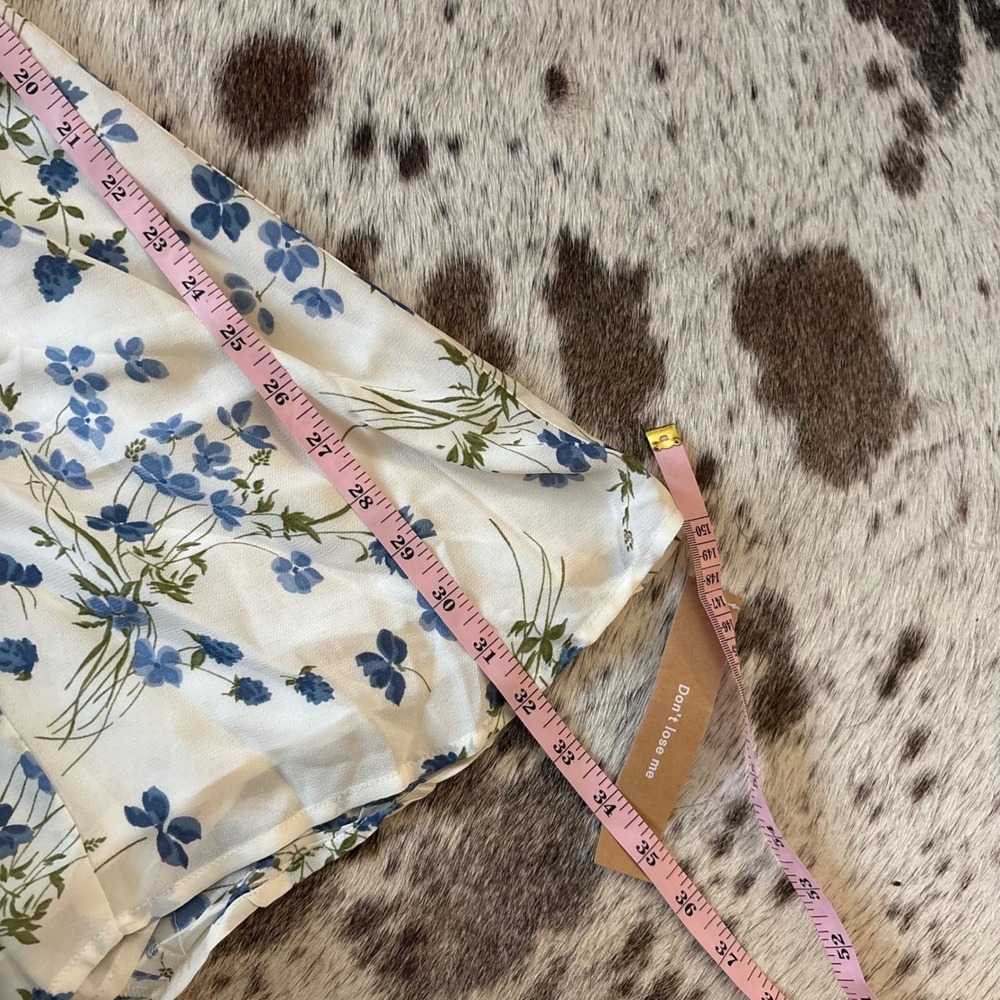 REFORMATION NEW Cressida mini dress in Clarita floral pattern Size 0 NWT - Picture 10 of 10